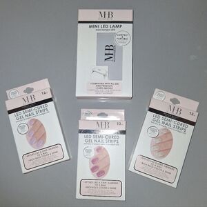 Must Have Beauty mini LED lamp & 3 Nail Strips